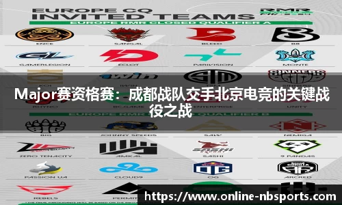 Major赛资格赛：成都战队交手北京电竞的关键战役之战